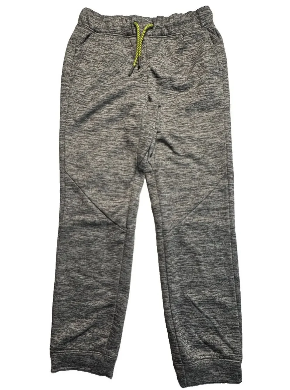 All In Motion Boys Fleece Jogger Sweatpants Gray Size L 10-12 Drawstring Pockets